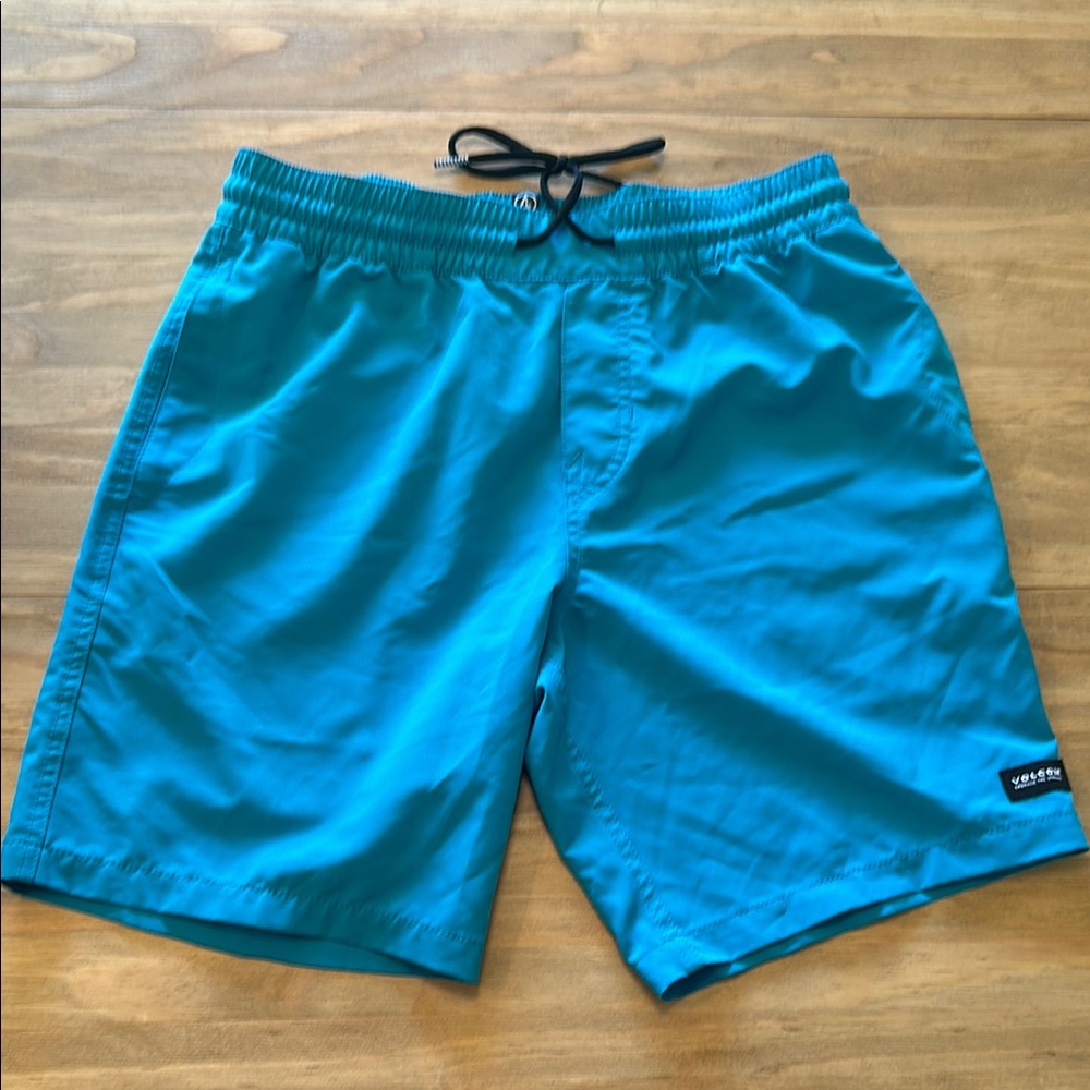 Volcom Teal Board Shorts for Men